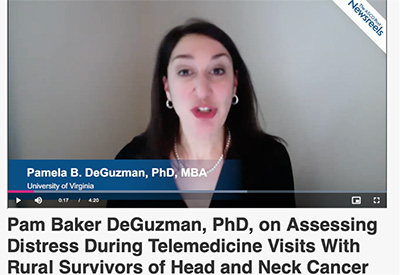 Pam DeGuzman explains Telehealth intervention for cancer survivors