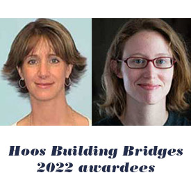 Kathleen Rea and Abby Self, Hoos Building Bridges awardees