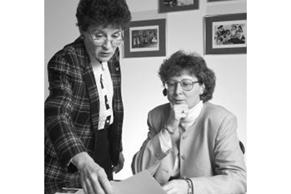 Barbara Brodie and Arlene Keeling, early 1990s
