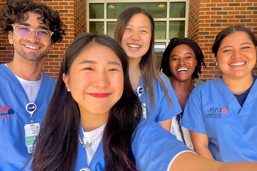 BSN students celebrating Accent Day, part of UVA Global Week