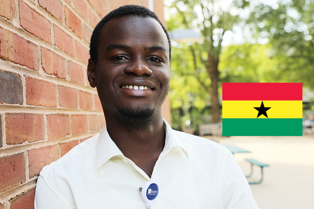 Adam Mohammed, of Ghana, is a PhD student who plans to be a nursing professor.