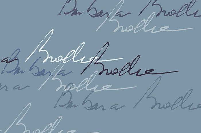 The signature of Dr. Barbara Brodie, 1935-2023