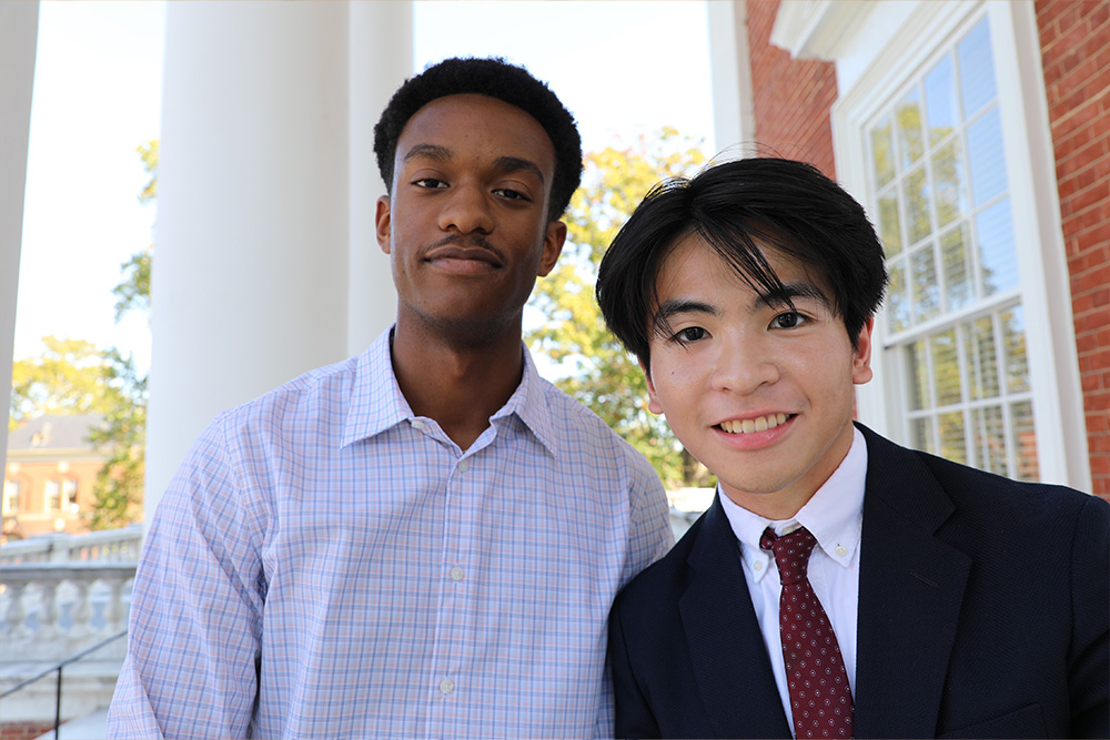 Jared Hart and Andrew Nguyen, BSN 2024, MAN Club leaders