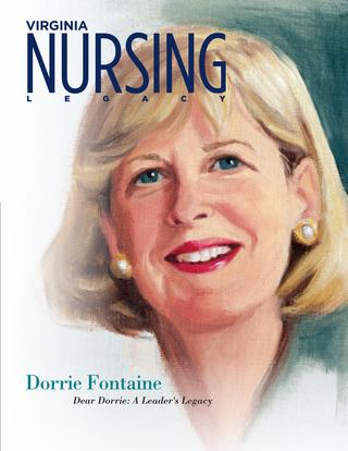 Virginia Nursing Legacy magazine cover for Spring 2019 issue - Dear Dorrie