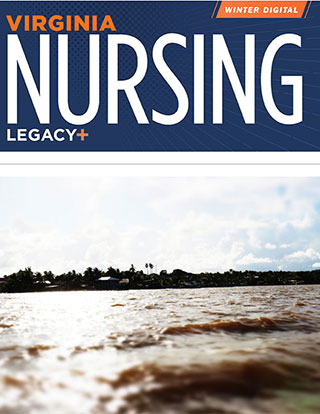 Virginia Nursing Legacy magazine cover for winter 2020 issue - When Disaster Binds