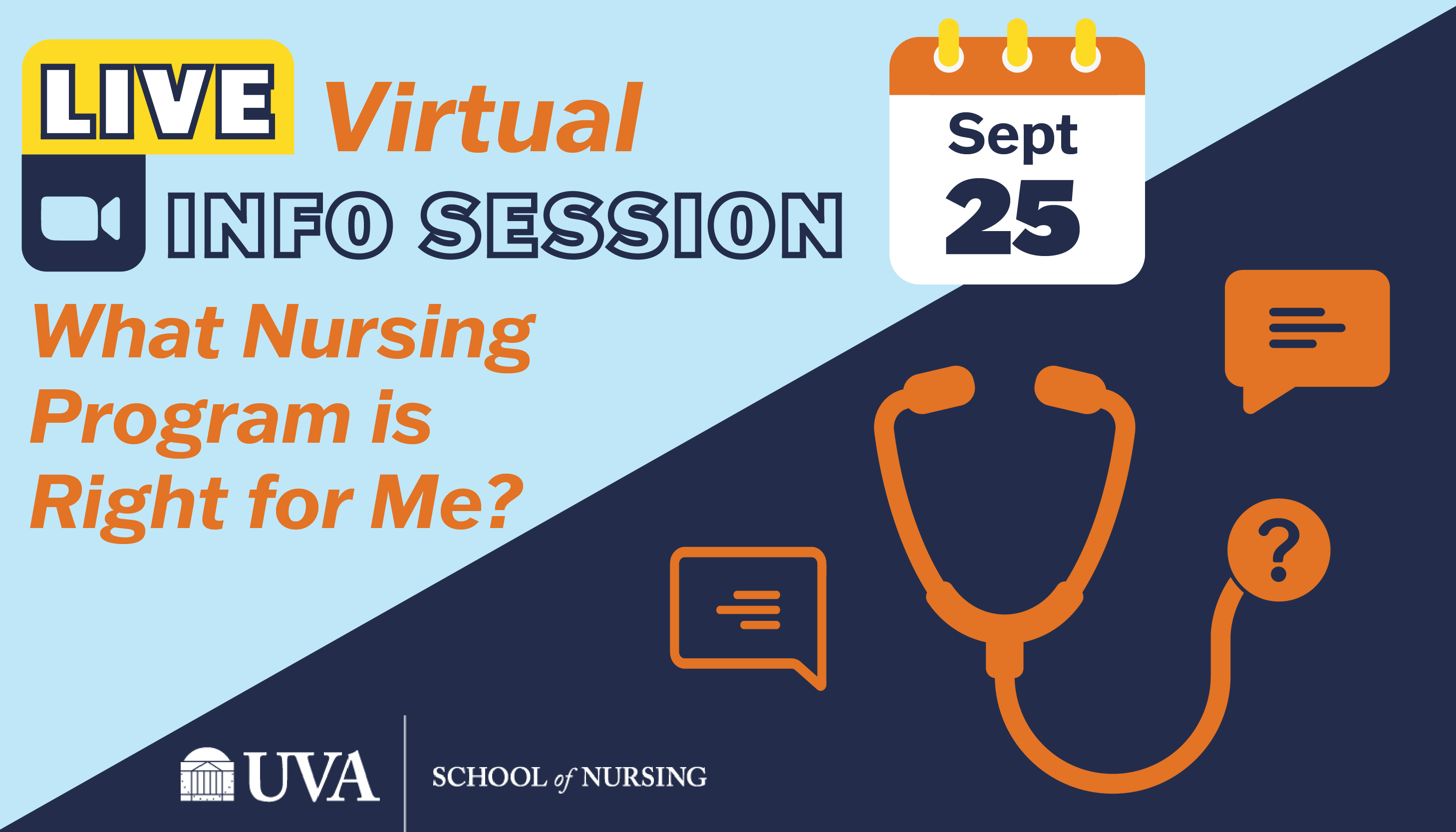 Sept 25 What Nursing Program is Right for Me Zoom info session