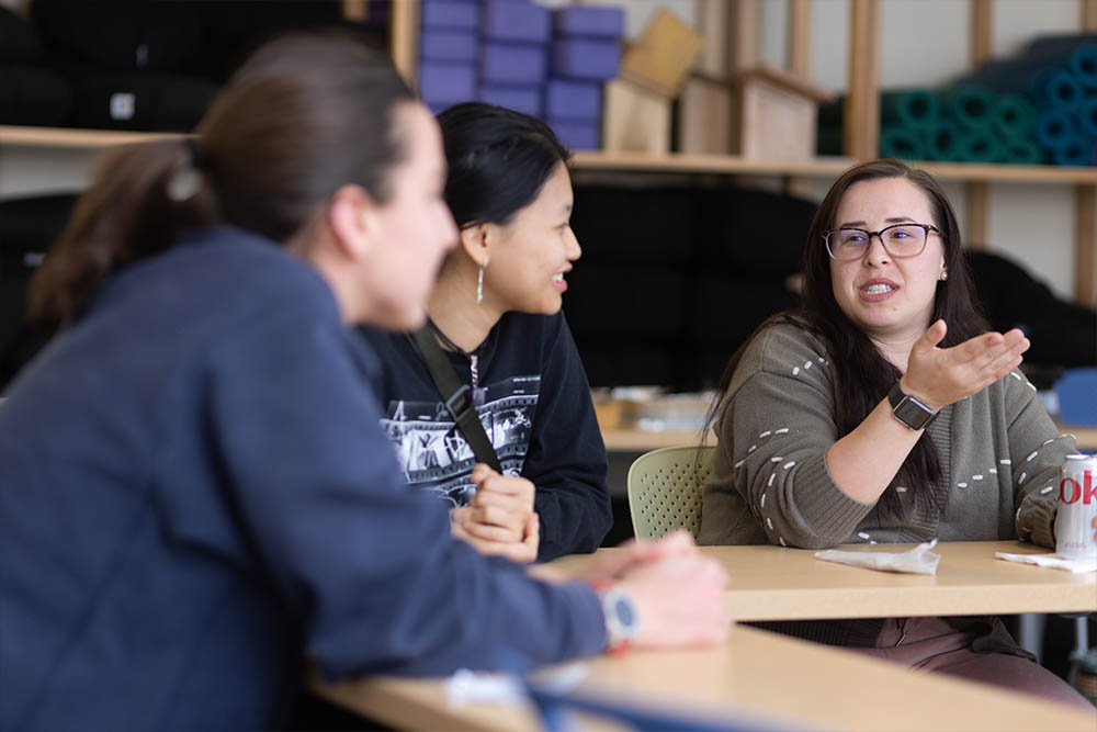 Students in class